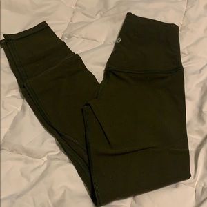 Size 2 Align olive green leggings
